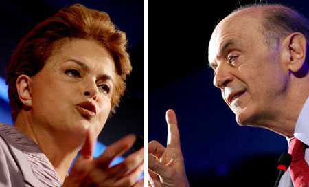 Serra o Dilma asumirá a partir de 2011 la silla de Lula - Foto:jblog